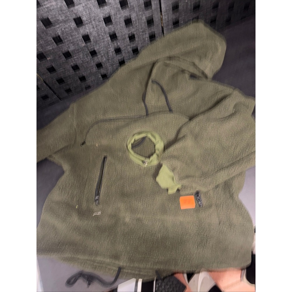 Let's go for a walk pet carrier hoodie dark green size Large